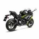 LEOVINCE KAWASAKI VERSYS 650 / Z / NINJA / RS / 2021 2025 LV ONE EVO INOX BLACK complete line EURO5+ - 14379EBKN