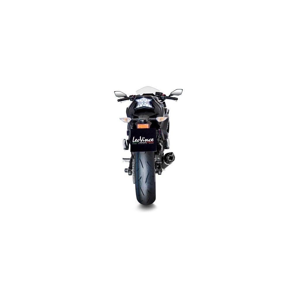 LEOVINCE KAWASAKI Z 650 / NINJA 650 / 2017 2020 LV ONE EVO CARBONE ligne complète NON HOM 14182E