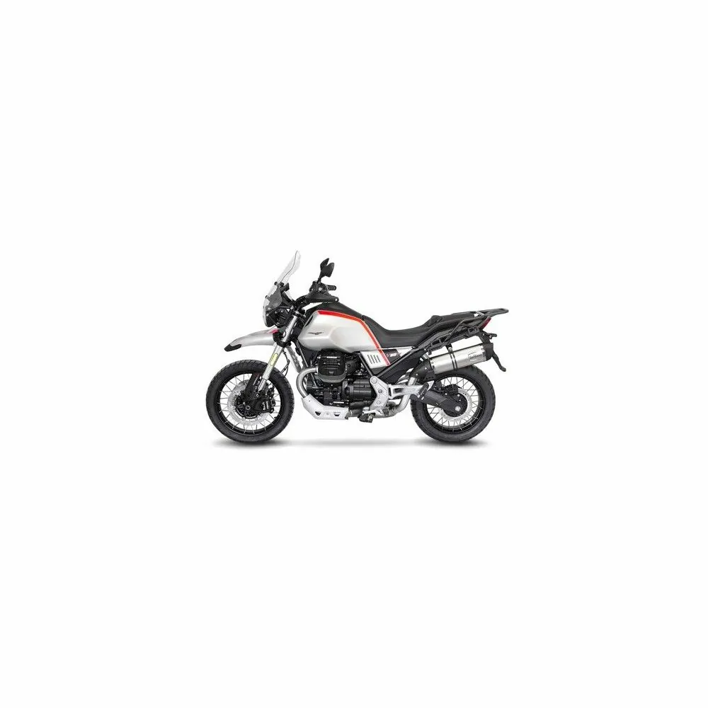 LEOVINCE GUZZI V85 TT / 2019 2023 LV ONE EVO INOX silencer exhaust EURO ECE - 14348E