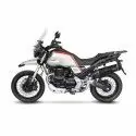 LEOVINCE GUZZI V85 TT / 2019 2025 LV ONE EVO INOX BLACK silencer exhaust EURO5+ - 14348EB
