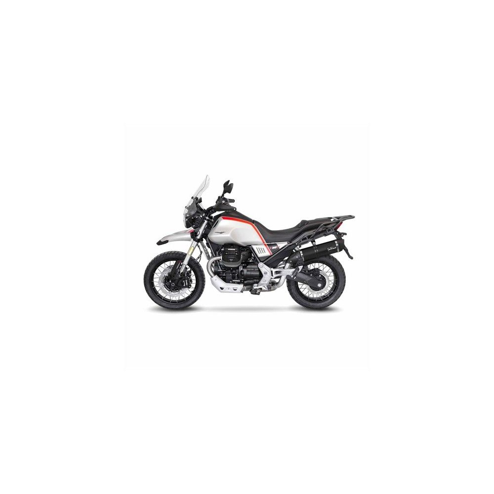 leovince-guzzi-v85-tt-2019-2021-lv-one-evo-inox-black-silencer-exhaust-euro-5-14348eb