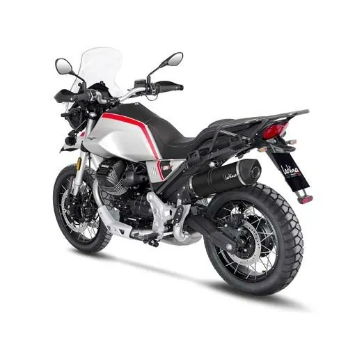 LEOVINCE GUZZI V85 TT / 2019 2025 LV ONE EVO INOX BLACK pot échappement EURO5+- 14454EB