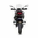 LEOVINCE GUZZI V85 TT / 2019 2025 LV ONE EVO INOX BLACK silencer exhaust EURO5+ - 14348EB