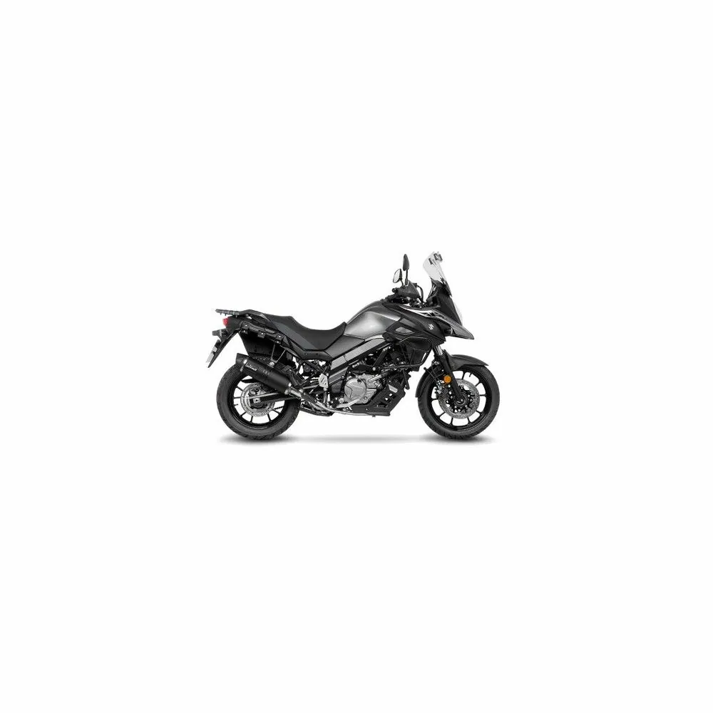 LEOVINCE SUZUKI V STROM 650 / XT / 2021 2022 LV ONE EVO INOX BLACK silencer exhaust  Not Approved 14377EB