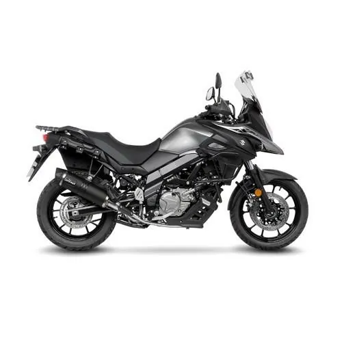 DESTOCK LEOVINCE SUZUKI V STROM 650 / XT / 2021 2022 LV ONE EVO INOX BLACK pot échappement EURO 5 14377EBK