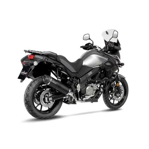 DESTOCK LEOVINCE SUZUKI V STROM 650 / XT / 2021 2022 LV ONE EVO INOX BLACK pot échappement EURO 5 14377EBK