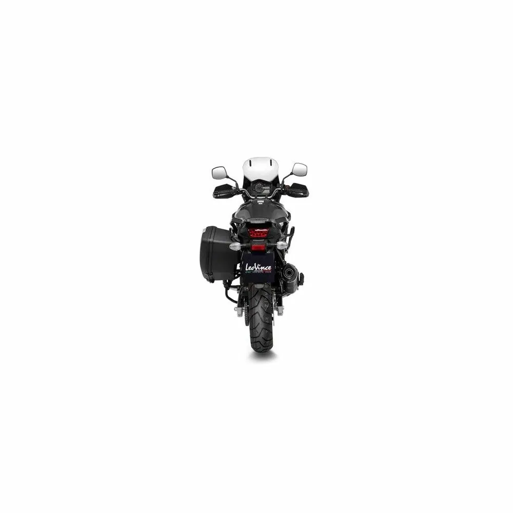 DESTOCK LEOVINCE SUZUKI V STROM 650 / XT / 2021 2022 LV ONE EVO INOX BLACK pot échappement EURO 5 14377EBK