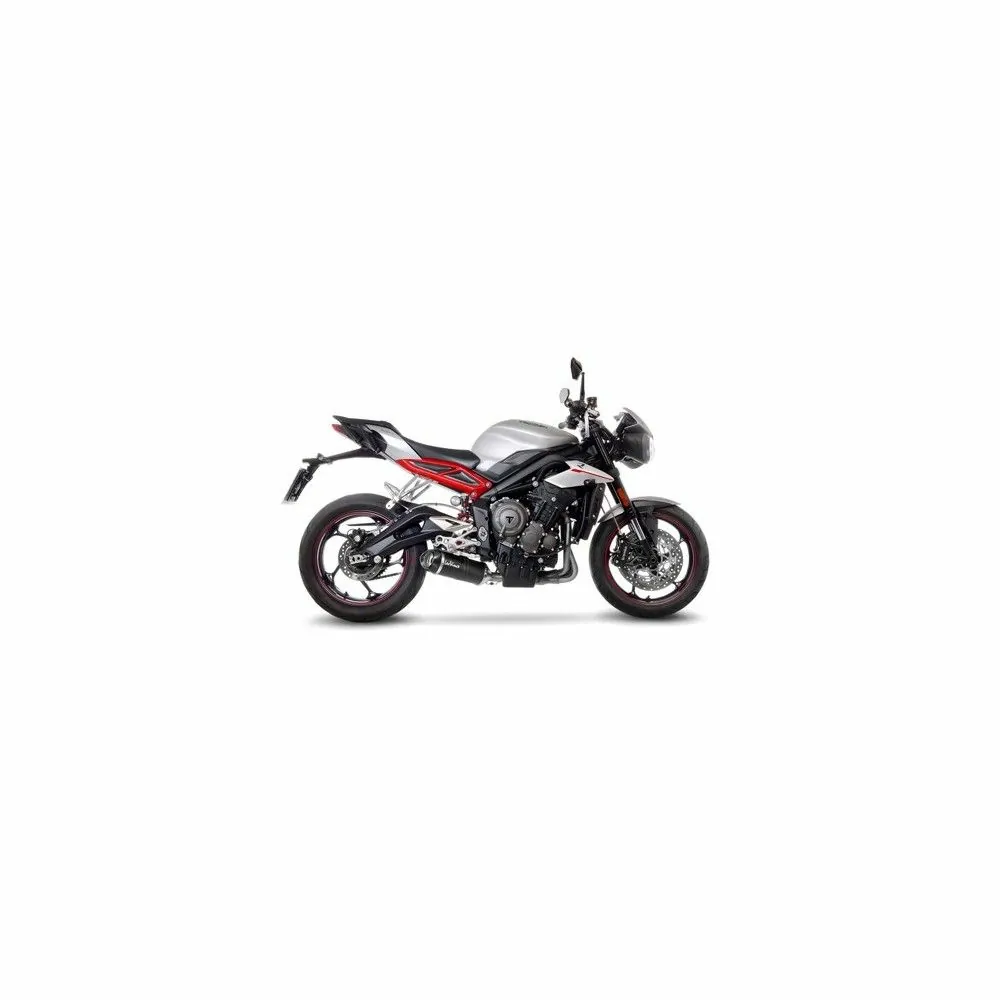 LEOVINCE TRIUMPH STREET TRIPLE 765 S / SA2 / R / R LRH / RS 2017 2022 LV ONE EVO CARBONE pot échappement NON HOM 14289E