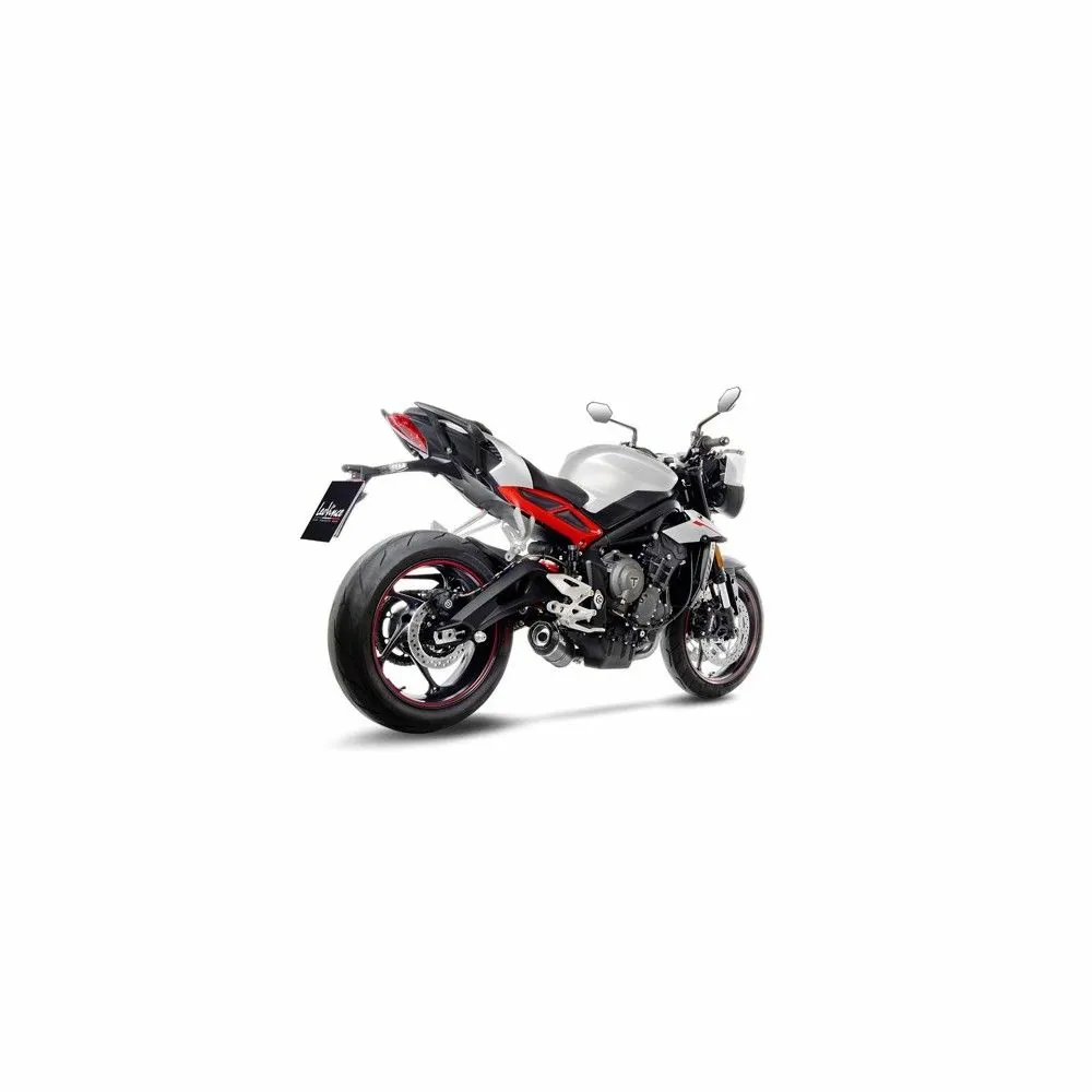 LEOVINCE TRIUMPH STREET TRIPLE 765 S / SA2 / R / R LRH / RS 2017 2022 LV ONE EVO CARBONE pot échappement NON HOM 14289E