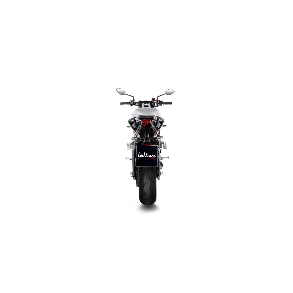 LEOVINCE TRIUMPH STREET TRIPLE 765 S / SA2 / R / R LRH / RS 2017 2022 LV ONE EVO CARBONE pot échappement NON HOM 14289E