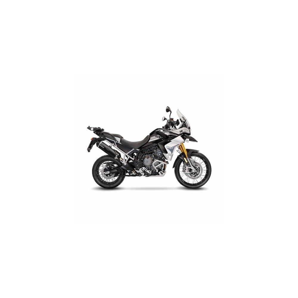 LEOVINCE  TRIUMPH TIGER 900 GT/ RALLY / PRO / 2020 2022 LV ONE EVO INOX BLACK silencer exhaust  EURO 5 14352EB