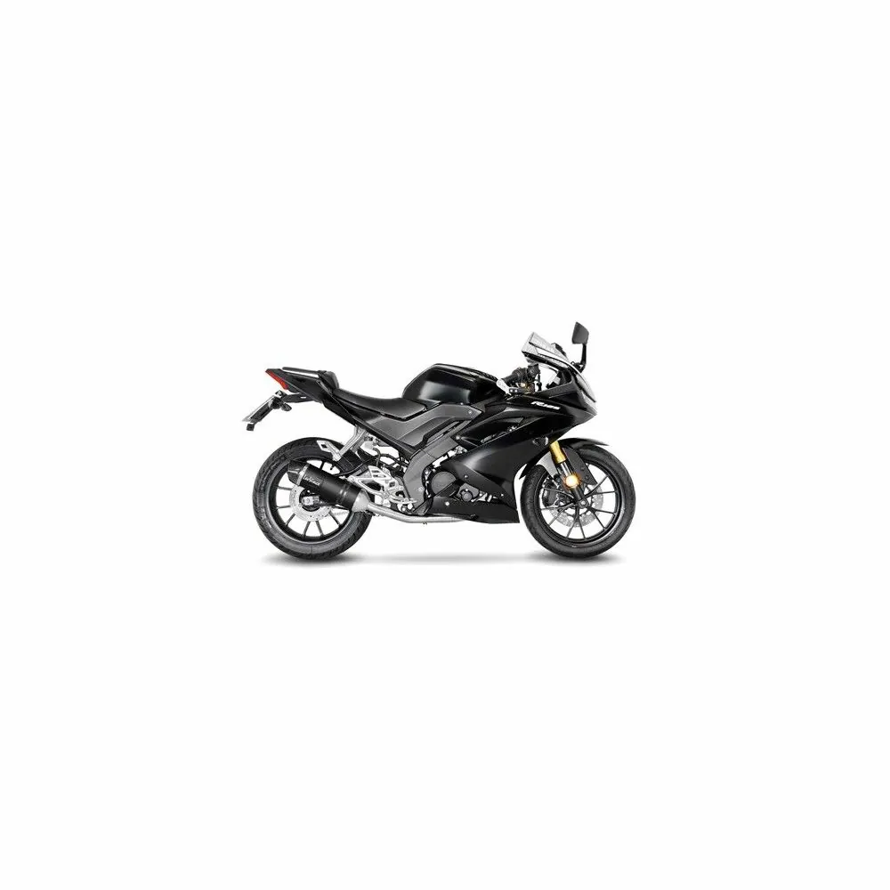 LEOVINCE YAMAHA MT 125 / YZF-R 125 / 2019 2020 LV ONE EVO INOX BLACK ligne complète NON HOM 14340EB