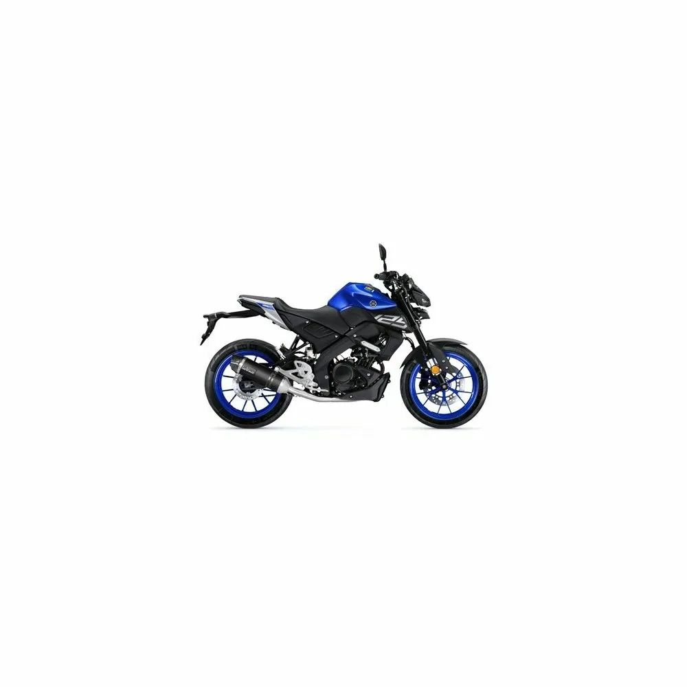LEOVINCE YAMAHA MT 125 / YZF-R 125 / 2019 2020 LV ONE EVO INOX BLACK ligne complète NON HOM 14340EB