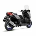 DESTOCK LEOVINCE YAMAHA X-MAX 125 / TECH MAX 125 / 2021 2022 LV ONE EVO INOX ligne complète NON HOM 14378E