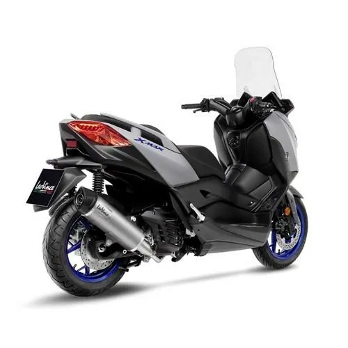 DESTOCK LEOVINCE YAMAHA X-MAX 125 / TECH MAX 125 / 2021 2022 LV ONE EVO INOX ligne complète NON HOM 14378E