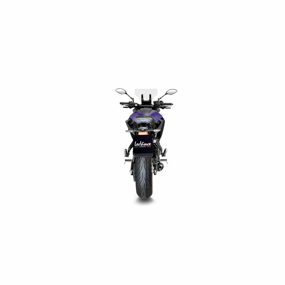 LEOVINCE YAMAHA TRACER  7 / GT / 2020 2022 LV ONE EVO INOX BLACK ligne complète NON HOM 14349EB