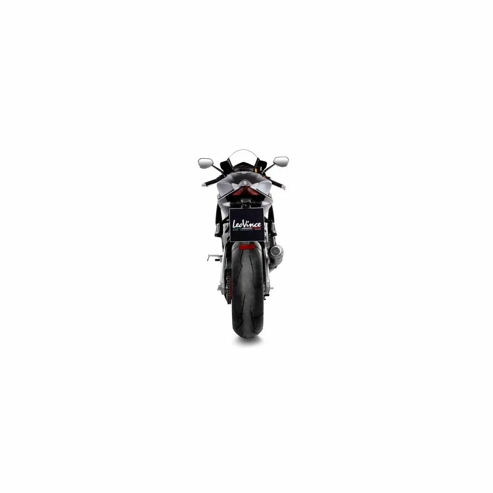 LEOVINCE APRILIA RSV4 1000 RR  / TUONO V4 / FACTORY / 2019 2020 LV-10 INOX BLACK pot échappement NON HOM 15234B