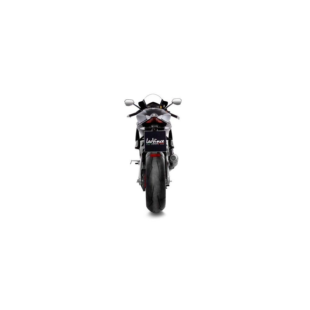 LEOVINCE APRILIA RSV4 1000 RR  / TUONO V4 / FACTORY / 2019 2020 LV-10 INOX BLACK  silencer exhaust Not Approved 15234B