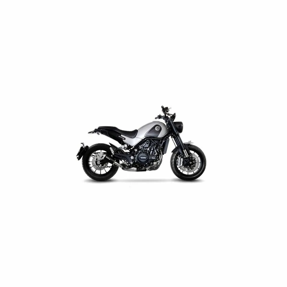 LEOVINCE BENELLI LEONCINO / TRAIL 500 / 2017 2022 LV-10 INOX BLACK pot échappement EURO 5 15226B