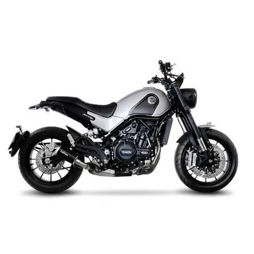LEOVINCE BENELLI LEONCINO / TRAIL 500 / 2017 2022 LV-10 INOX BLACK pot échappement EURO 5 15226B