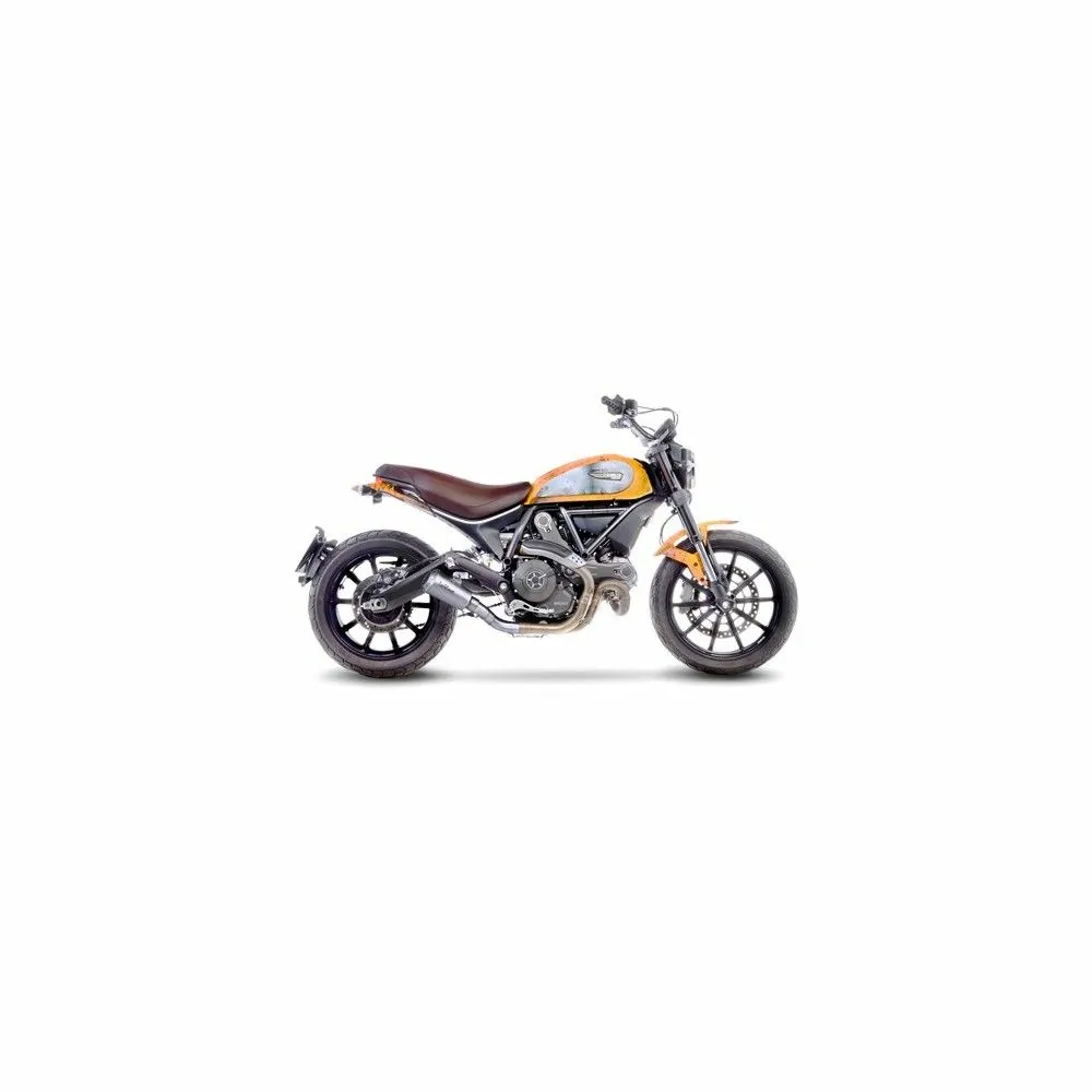 LEOVINCE DUCATI SCRAMBLER 800 / MONSTER 797 / 2015 2020  LV-10 INOX silencer exhaust Not Approved 15206U