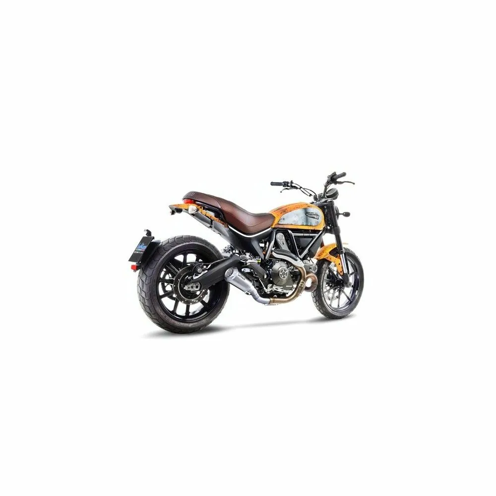 LEOVINCE DUCATI SCRAMBLER 800 / MONSTER 797 / 2015 2020  LV-10 INOX silencer exhaust Not Approved 15206U