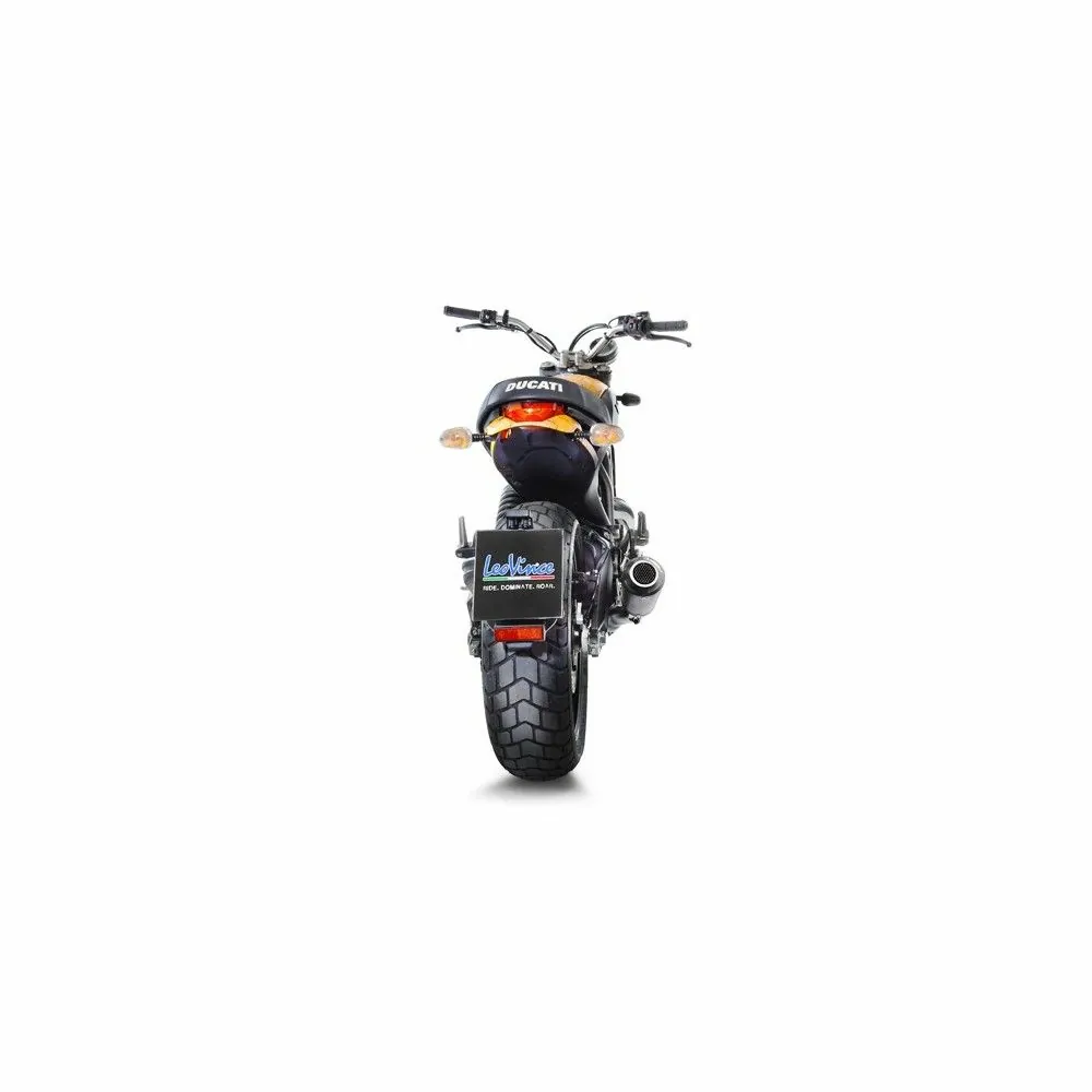 LEOVINCE DUCATI SCRAMBLER 800 / MONSTER 797 / 2015 2020  LV-10 INOX silencer exhaust Not Approved 15206