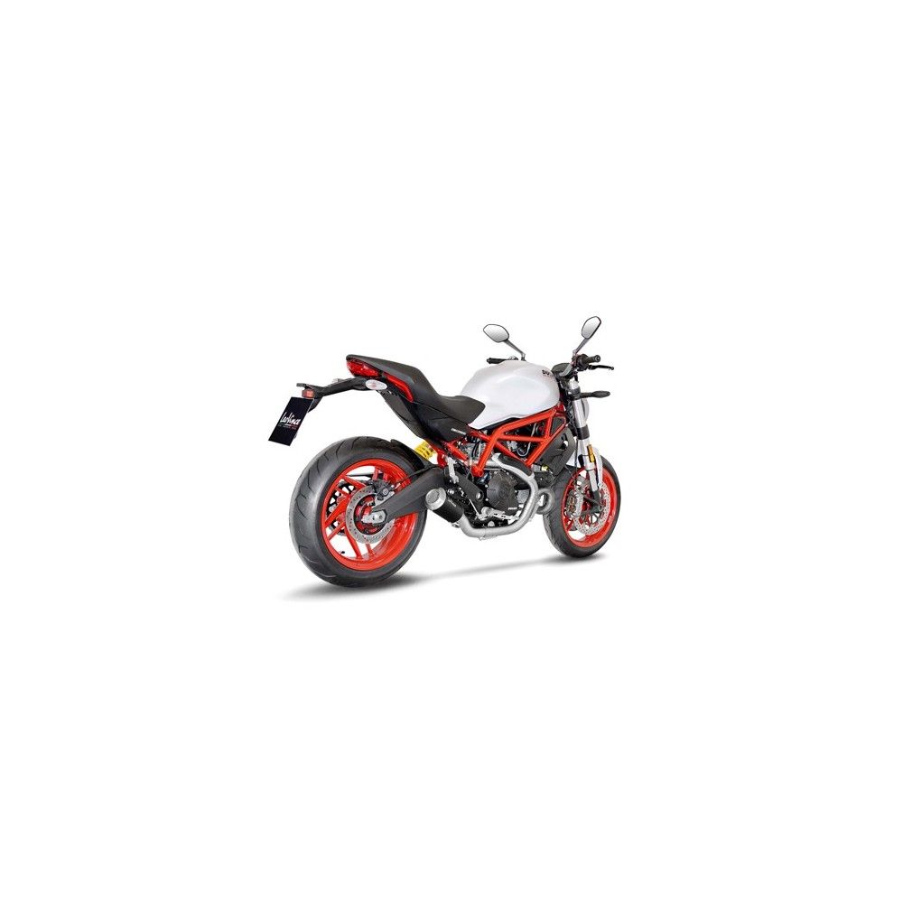LEOVINCE DUCATI SCRAMBLER 800 / MONSTER 797 / 2015 2020 LV-10 INOX BLACK silencer exhaust Not Approved 15206B