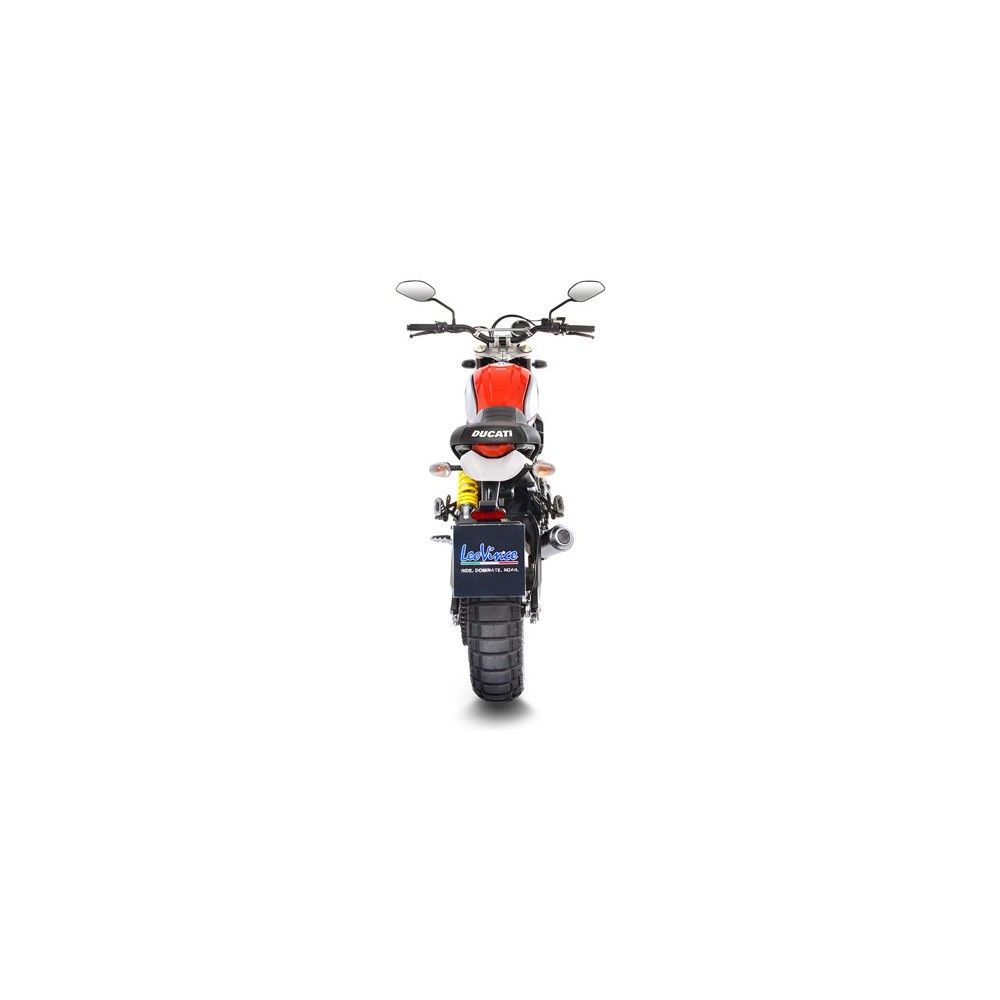 LEOVINCE DUCATI SCRAMBLER 800 DESERT SLED / 2017 2020 LV-10 INOX pot échappement NON HOM 15202