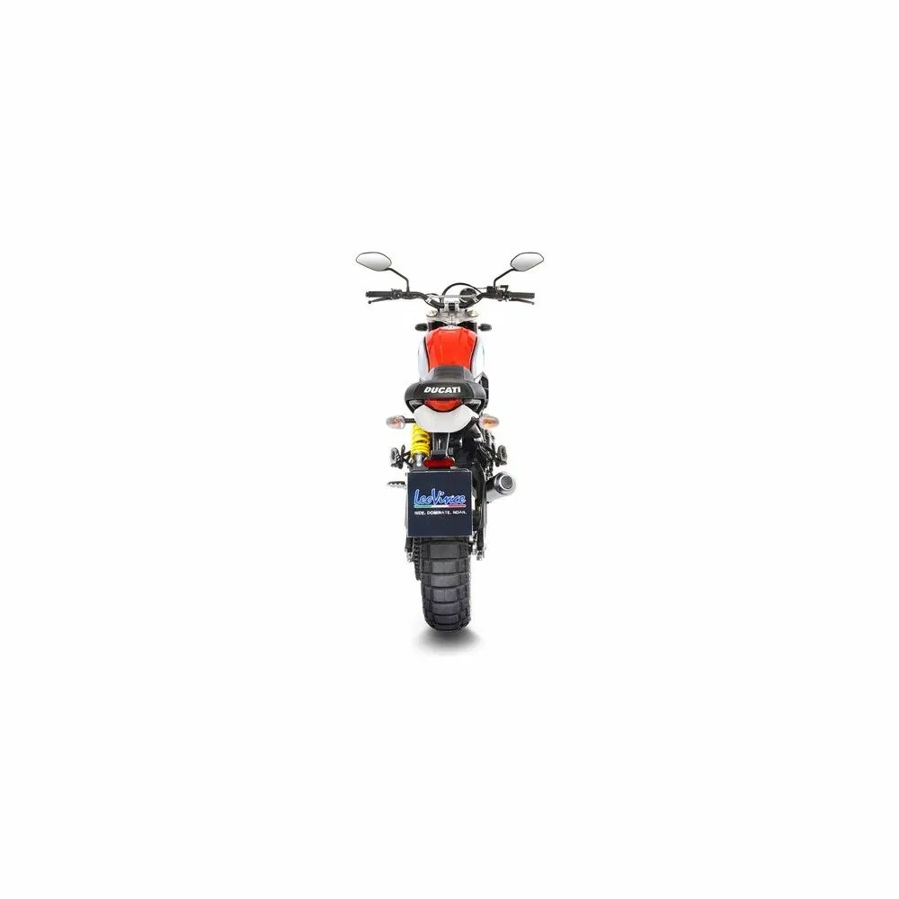 LEOVINCE DUCATI SCRAMBLER 800 DESERT SLED / 2017 2020 LV-10 INOX pot échappement NON HOM 15202