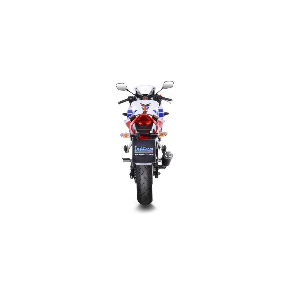 LEOVINCE HONDA CBR 300 R / 2014 2017  LV-10 BLACK INOX silencer exhaust Not Approved 15211B