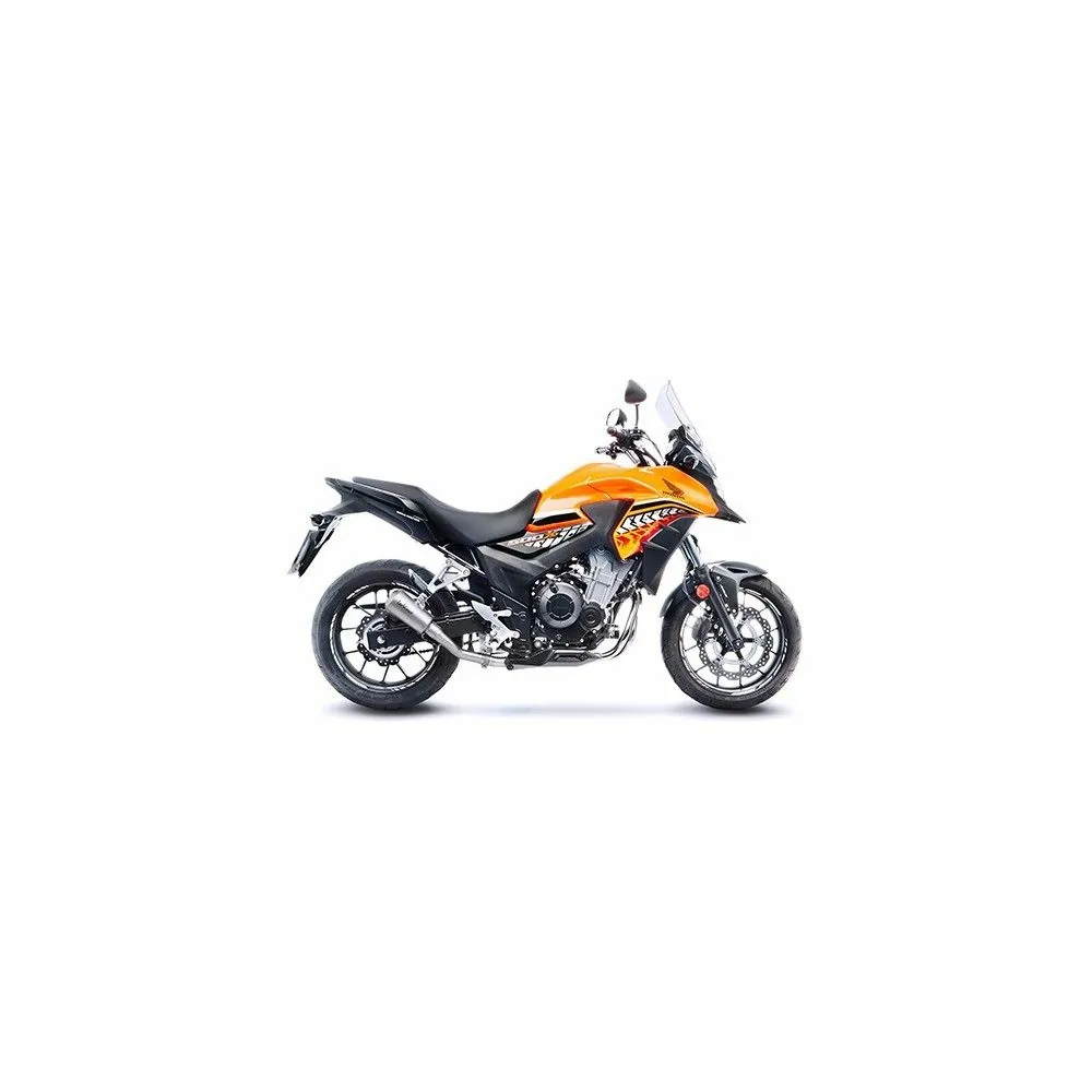 LEOVINCE HONDA CB 500 X / F / CBR 500 R / 2016 2018 LV-10 INOX silencer exhaust Not Approved 15208