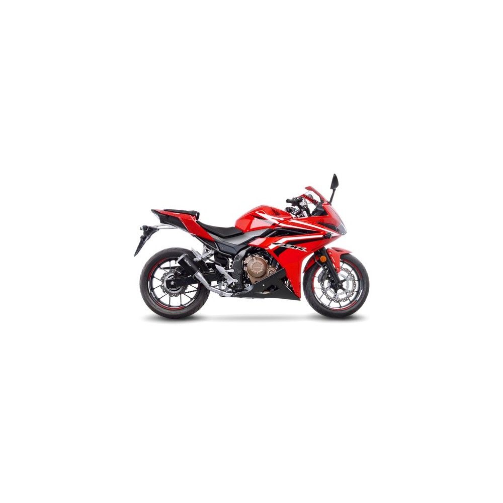 LEOVINCE HONDA CB 500 X / F / CBR 500 R / 2016 2018 LV-10 INOX BLACK pot échappement NON HOM 15208B