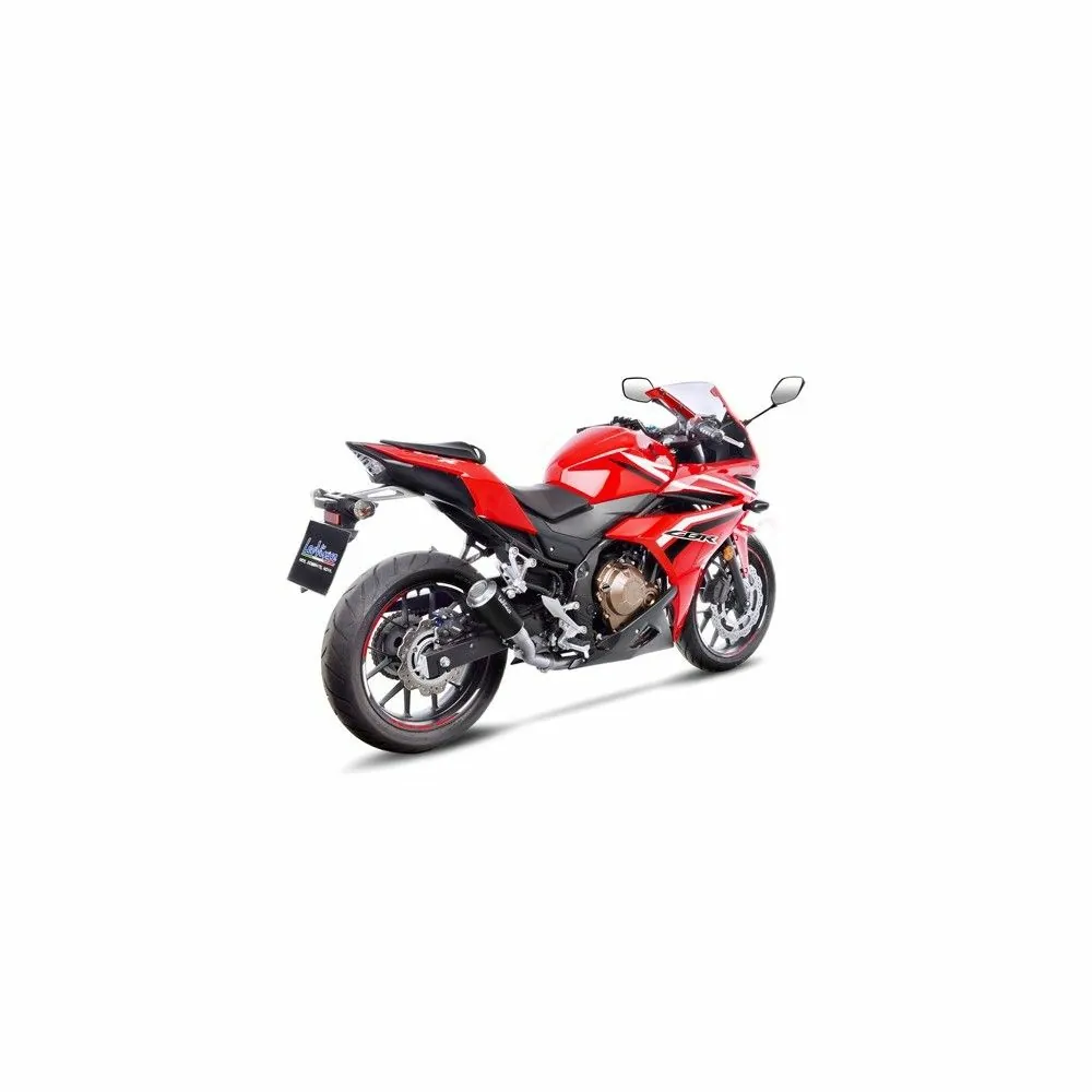 LEOVINCE HONDA CB 500 X / F / CBR 500 R / 2016 2018 LV-10 BLACK INOX silencer exhaust Not Approved 15208B