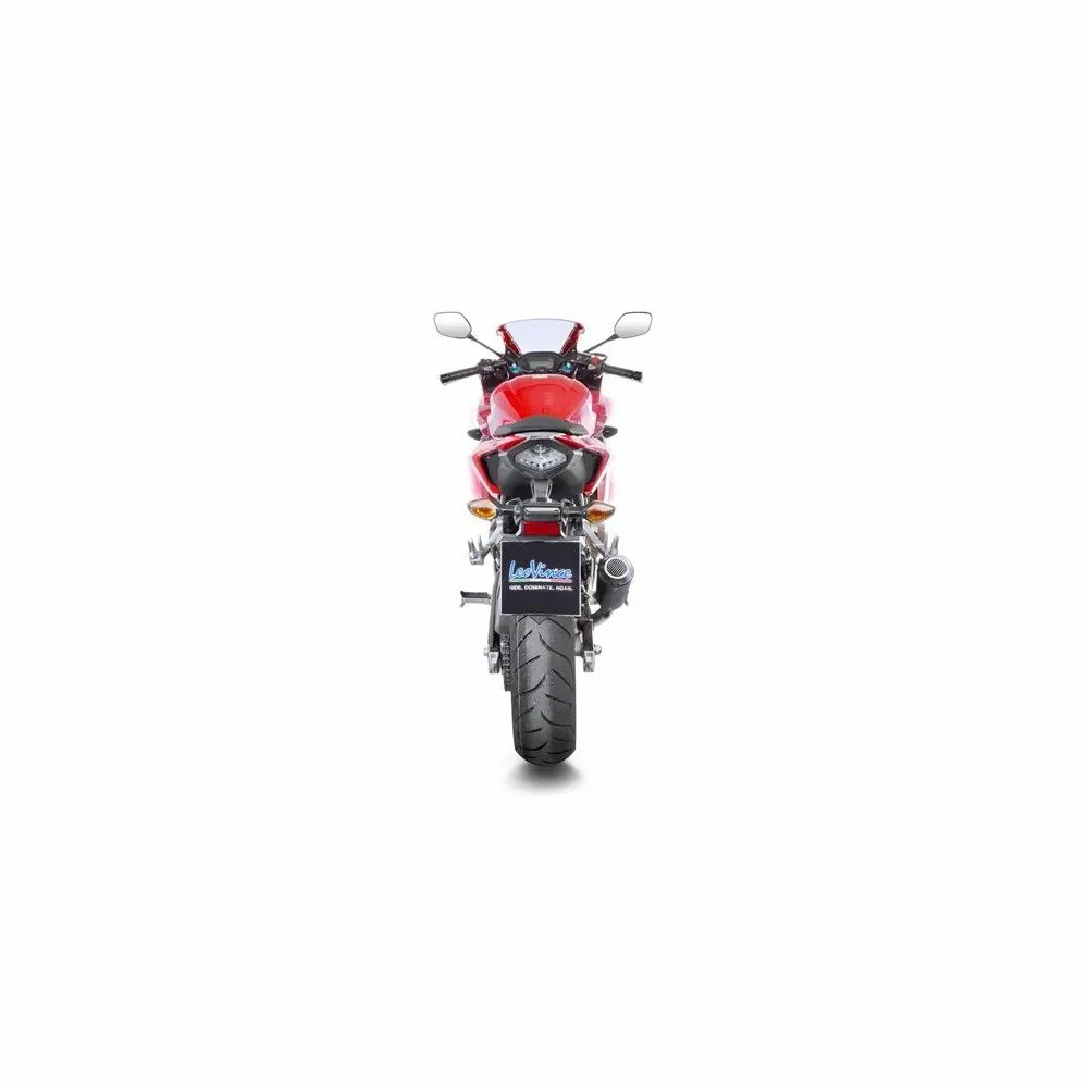 LEOVINCE HONDA CB 500 X / F / CBR 500 R / 2016 2018 LV-10 BLACK INOX silencer exhaust Not Approved 15208B