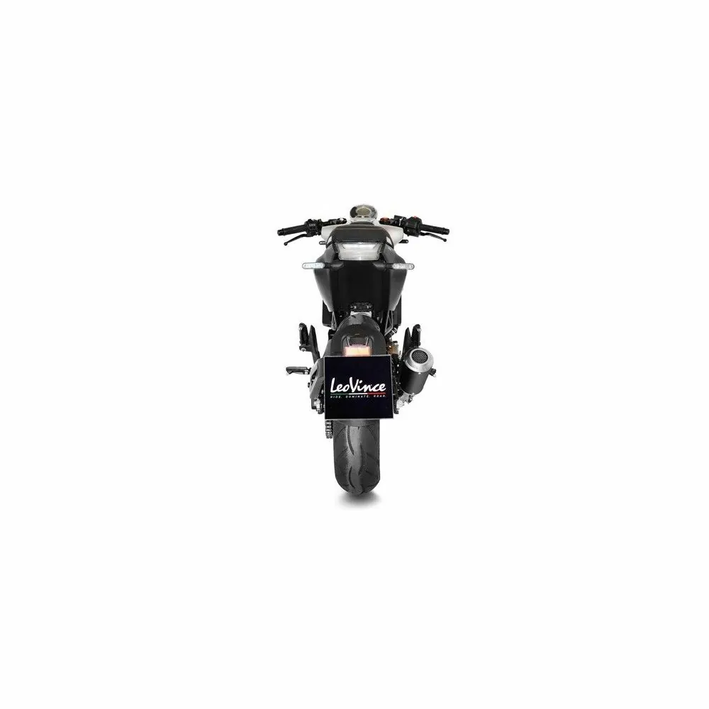 LEOVINCE HUSQVARNA SVARTPILEN 401 / SVARTPILEN 125 / 2020 2022 LV-10 INOX BLACK pot échappement NON HOM 15242B