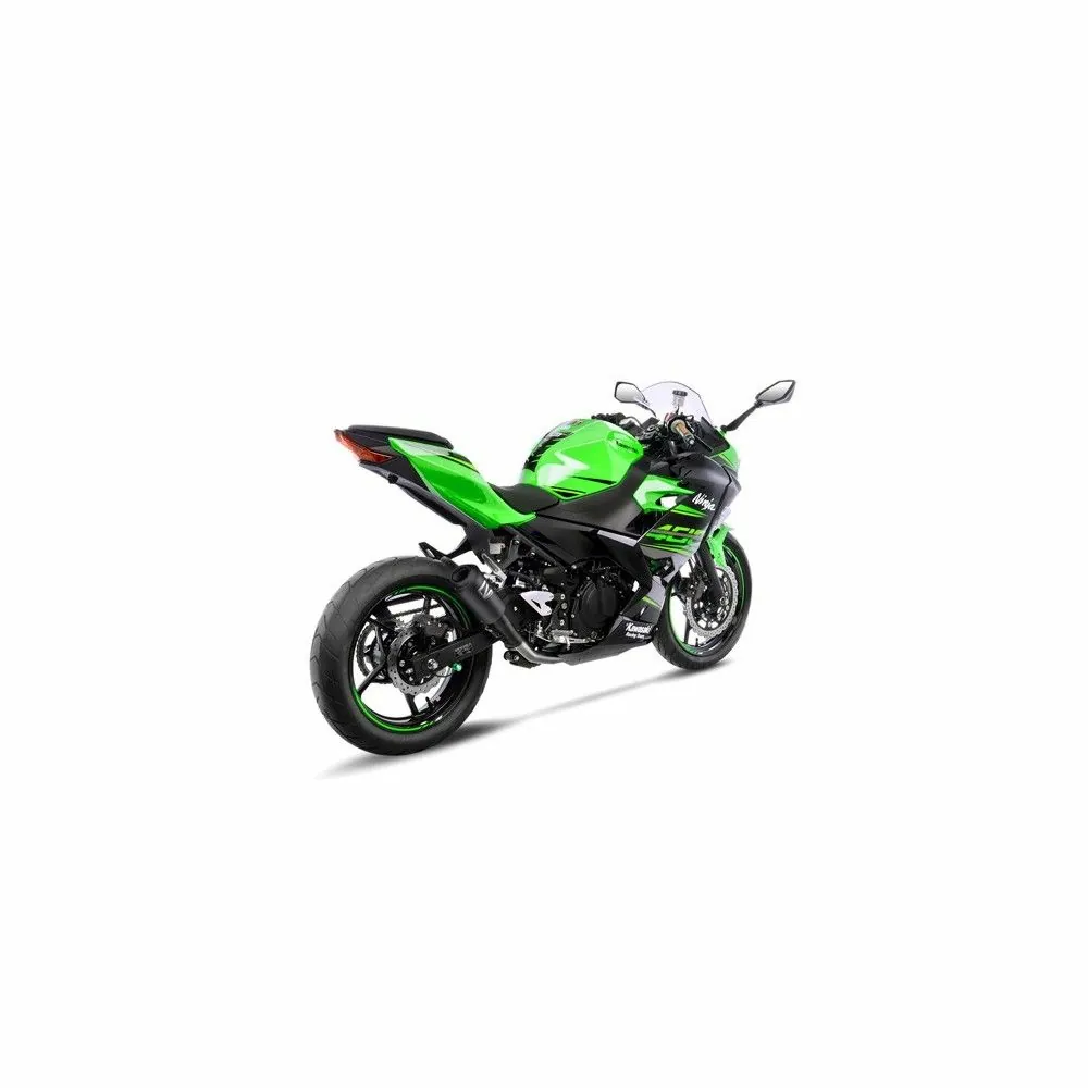 LEOVINCE KAWASAKI NINJA 400 / Z 400 / 2018 2023 LV-10 INOX FULL BLACK pot échappement NON HOM 15218FB