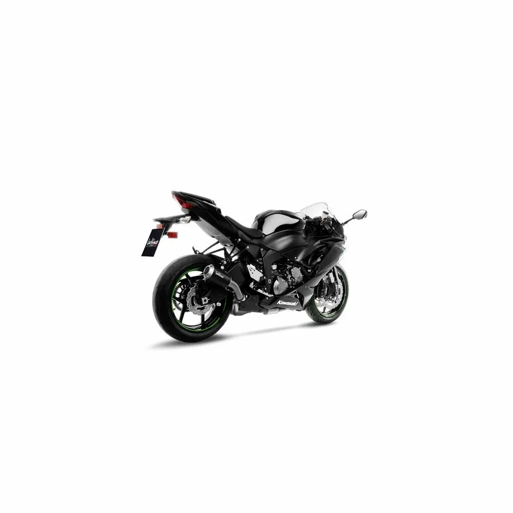 LEOVINCE KAWASAKI NINJA 400 / Z 400 / 2018 2021 LV-10 BLACK INOX silencer exhaust Not Approved 15233B