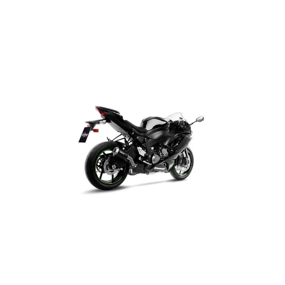 LEOVINCE KAWASAKI ZX-6R NINJA / 636 / 2009 2020 LV-10 BLACK INOX pot échappement NON HOM 15233B
