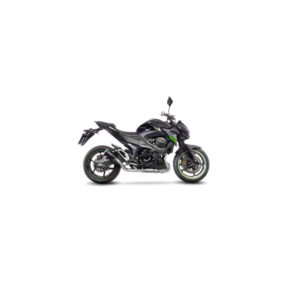 LEOVINCE KAWASAKI Z 800 / 2013 2016 LV-10 BLACK INOX silencer exhaust Not Approved 15214B