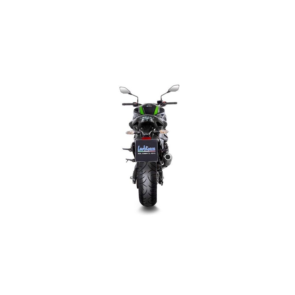 LEOVINCE KAWASAKI Z 800 / 2013 2016 LV-10 BLACK INOX silencer exhaust Not Approved 15214B