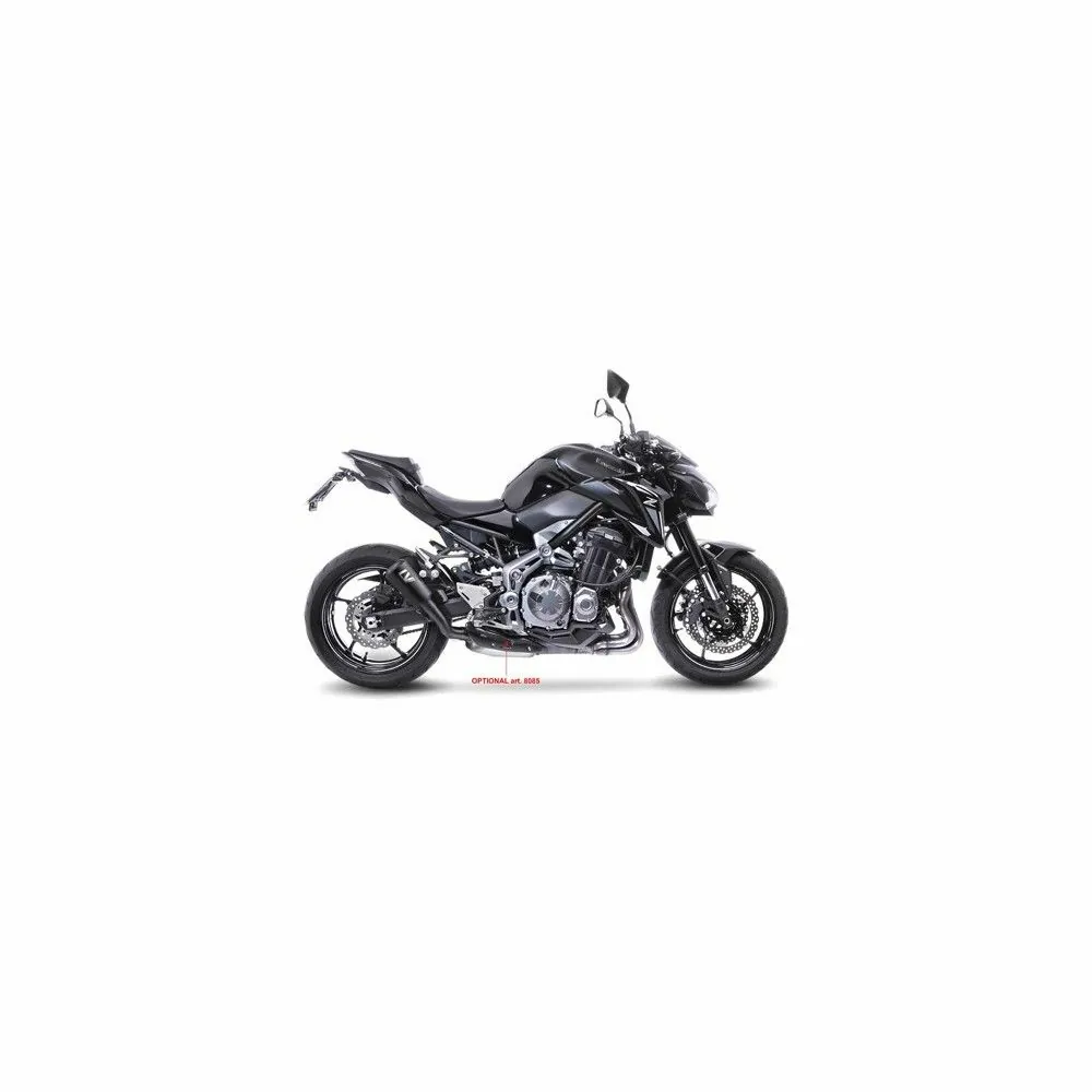 LEOVINCE KAWASAKI Z 900 / A2 /  2017 2025 LV-10 FULL BLACK INOX silencer exhaust EURO5+ - 15204FB