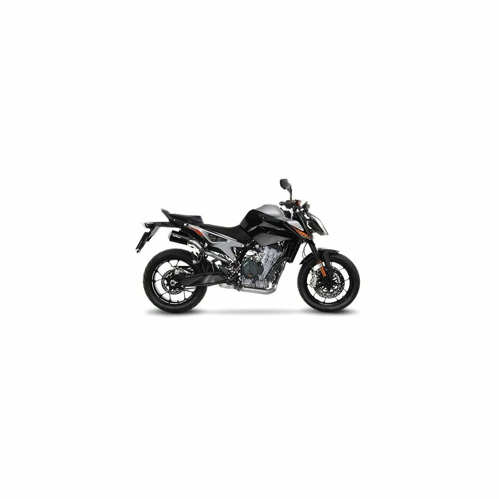 LEOVINCE KTM 790 DUKE / 890 DUKE R / 2018 2022 LV-10 BLACK INOX silencer exhaust Not Approved 15228B