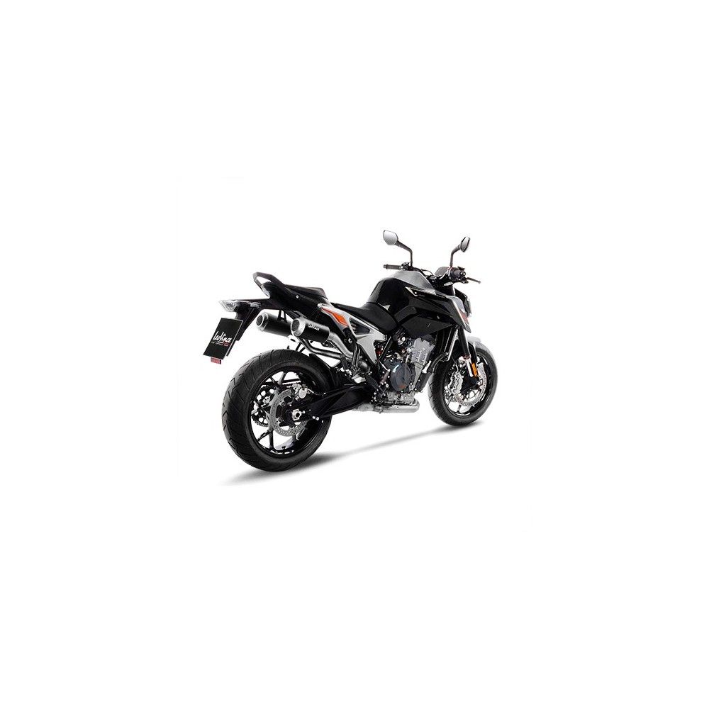 LEOVINCE KTM 790 DUKE / 890 DUKE R / 2018 2022 LV-10 BLACK INOX pot échappement NON HOM 15228B