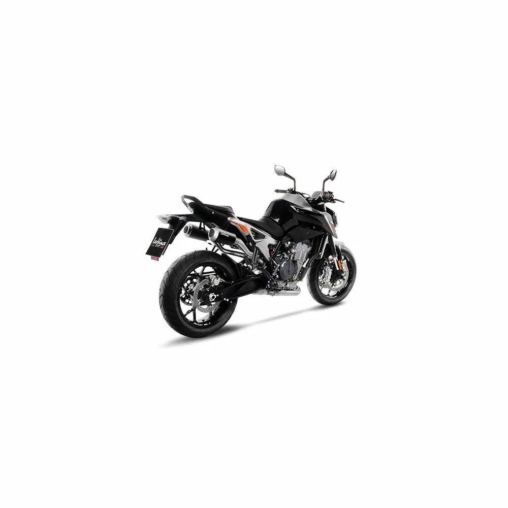 LEOVINCE KTM 790 DUKE / 890 DUKE R / 2018 2022 LV-10 BLACK INOX silencer exhaust Not Approved 15228B