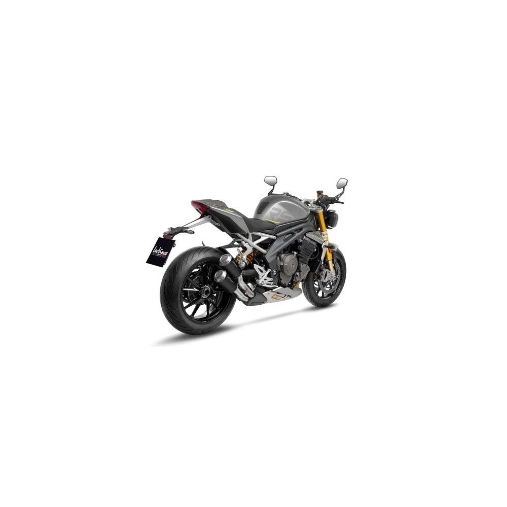 LEOVINCE TRIUMPH SPEED TRIPLE 1200 RR / RS / 2021 2022 LV-10 BLACK INOX silencer exhaust EURO5 15247B
