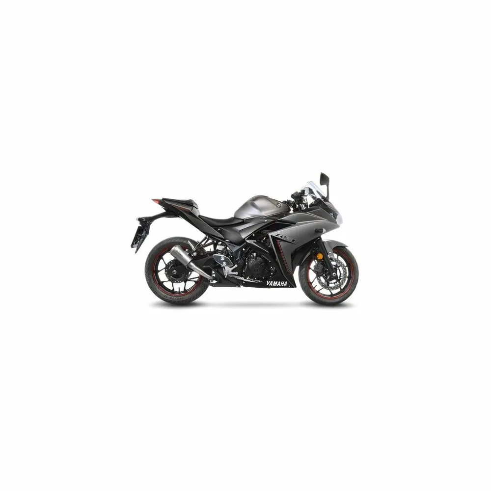 LEOVINCE YAMAHA YZF-R25 / YZF-R3 / MT-03 / MT-25 / 2014 2021 LV-10 INOX pot échappement NON HOM 15212