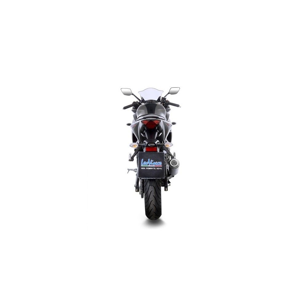 LEOVINCE YAMAHA YZF-R25 / YZF-R3 / MT-03 / MT-25 / 2014 2021 LV-10 INOX pot échappement NON HOM 15212
