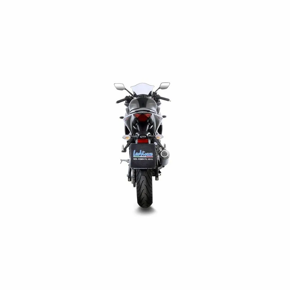 LEOVINCE YAMAHA YZF-R25 / YZF-R3 / MT-03 / MT-25 / 2014 2021 LV-10 INOX pot échappement NON HOM 15212