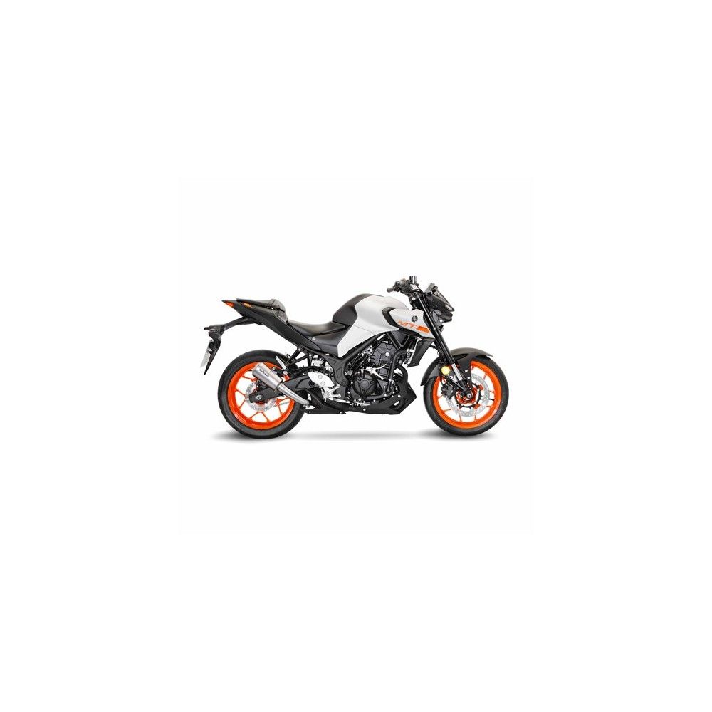 LEOVINCE YAMAHA YZF-R25 / YZF-R3 / MT-03 / MT-25 / 2014 2021 LV-10 INOX silencer exhaust Not Approved 15212